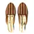 Gold and Red Mules Jutis For Women