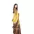 yellow artsilk floralprint  sarees