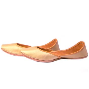 Peppithreads Ethnic Genuine Leather Soild Flats for Ladies Design No A 4