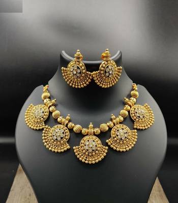 South Indian Traditional Necklace Set 1