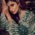 Teal Blue Net Embroidery Sharara Style Suit