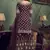 Wine Net Embroidery Sharara Style Suit