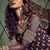 Wine Net Embroidery Sharara Style Suit