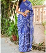 Elegant Soft Malmal Cotton Saree with Blouse Piece - Ethnics Land