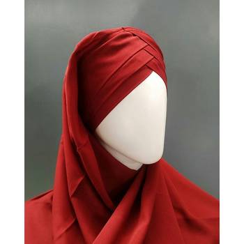 Hijab World 3 Layers Turban Style Hijab 2