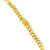 Yellow Gold Plated Link Bracelet For Men In Lion Design