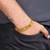 Macho Men Yellow Gold Bracelet From Dare By Voylla