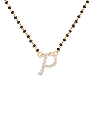 Alphabet Collection P Initial Mangalsutra 1