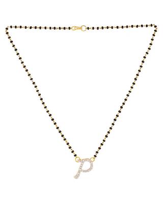 Alphabet Collection P Initial Mangalsutra 2