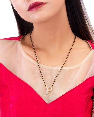Alphabet Collection P Initial Mangalsutra 5