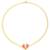 Mi Amore Enameled Geometric Heart Necklace