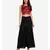 Desi Weavess foil printed maroon sleeveless contemporary   saree blouse