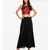 Desi Weavess foil printed maroon sleeveless contemporary   saree blouse