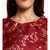 Desi Weavess foil printed maroon sleeveless contemporary   saree blouse