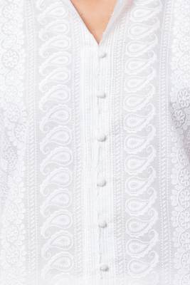 MRC Women Cotton Embroidered Kurti With Palazzo Set 3