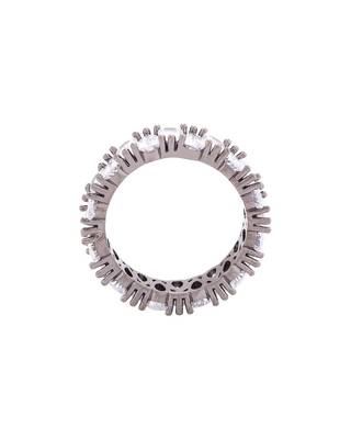 Irregular Cut CZ Gems Adorned Ring 2
