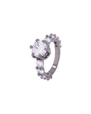 Zircon Gems Adorned Statement Ring 1