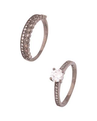 CZ Embellished Stackable Rings 1