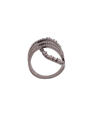 Geometric Design Brass Ring 2