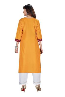 Multicolor printed rayon ethnic-kurtis 4