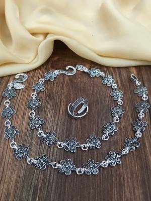 Silver anklets 1