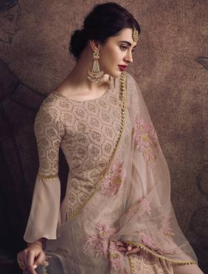 Light-chiku stone silk salwar 2