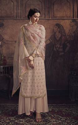 Light-chiku stone silk salwar 3