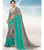 Sangam Prints Grey Kota Thread Work Traditional Saree