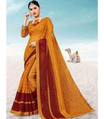 Sangam Prints Yellow Kota Thread Work Traditional Saree