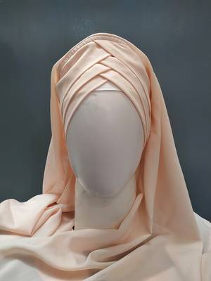Hijab World 3 Layers Turban Style Hijab 1
