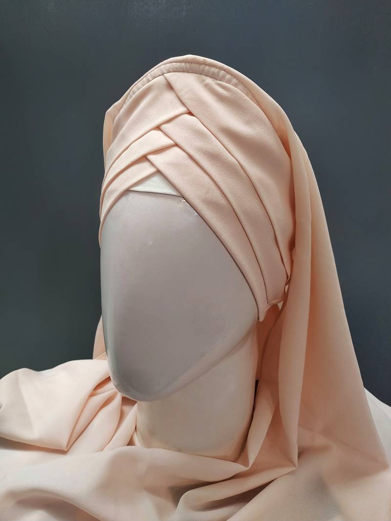 Hijab World 3 Layers Turban Style Hijab