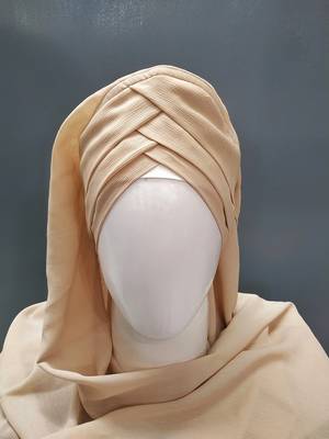 Hijab World 3 Layers Turban Style Hijab 1