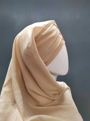 Hijab World 3 Layers Turban Style Hijab 4