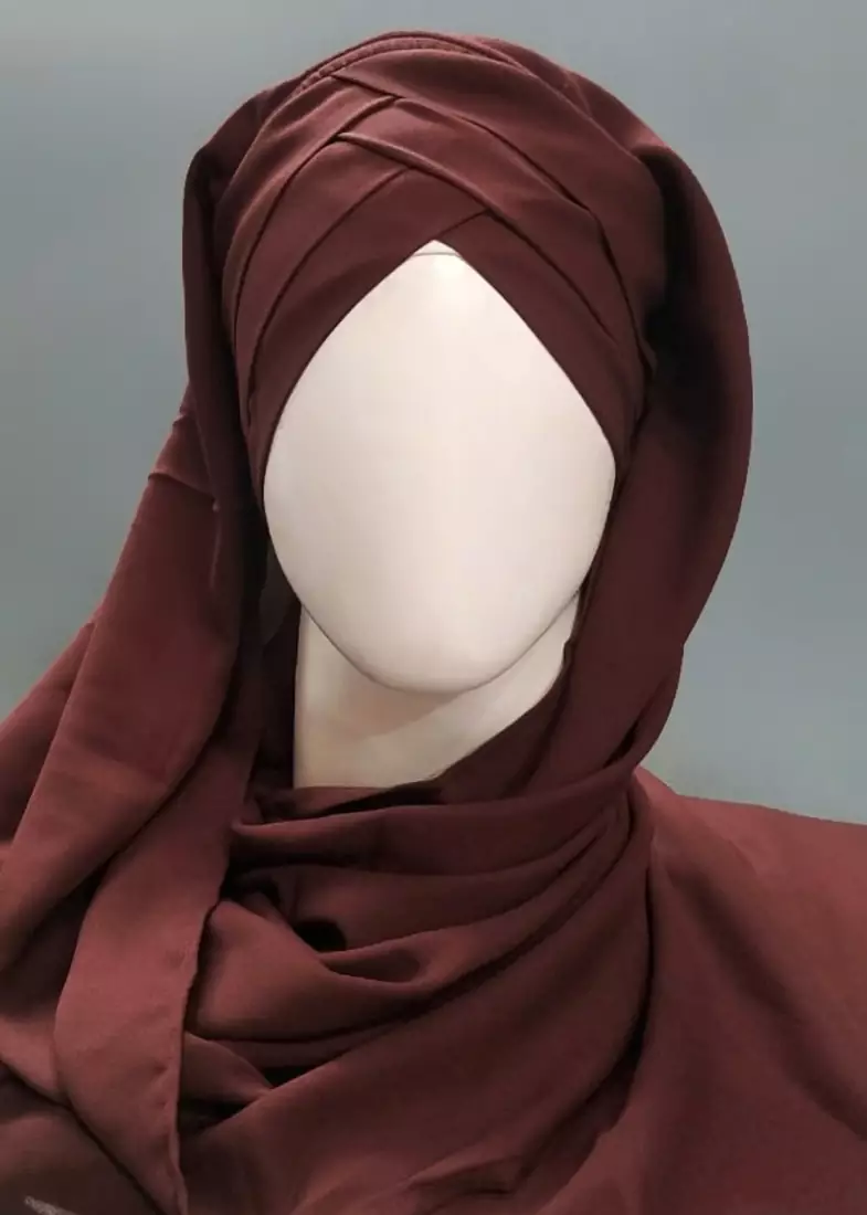 Hijab World 3 Layers Turban Style Hijab