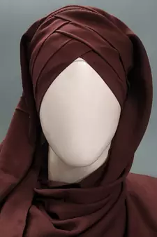 Hijab World 3 Layers Turban Style Hijab