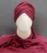 Hijab World 3 Layers Turban Style Hijab