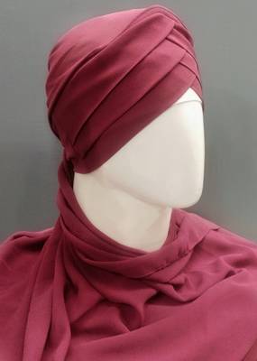 Hijab World 3 Layers Turban Style Hijab 2