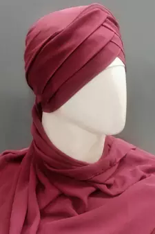 Hijab World 3 Layers Turban Style Hijab