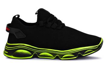 Weiler Men's Black Mesh Running Sport Shoes 3