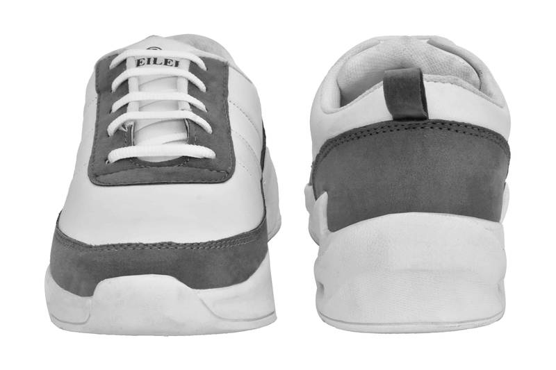 Weiler Men's White Mesh Running Sport Shoes