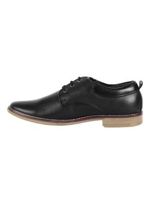 Vardhra Men's Black Genuine Leather Casual Sneaker Casual Shoes 3