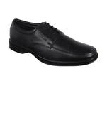 Vardhra Men's Black Genuine Leather Derby Formal Shoes