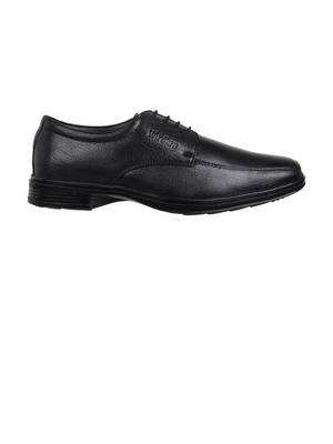 Vardhra Men's Black Genuine Leather Derby Formal Shoes 2