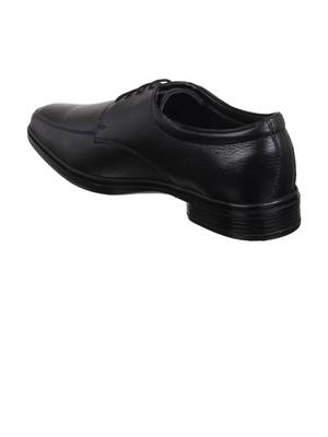 Vardhra Men's Black Genuine Leather Derby Formal Shoes 3
