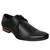 Vardhra Men's Black Genuine Leather Derby Party Formal Shoes