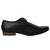 Vardhra Men's Black Genuine Leather Derby Party Formal Shoes