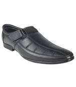 Vardhra Men's Black Genuine Leather Fisherman Casual Sandal