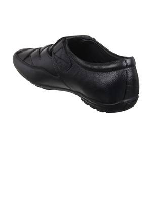 Vardhra Men's Black Genuine Leather Fisherman Casual Sandal 3