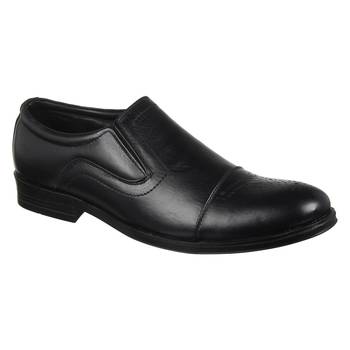 Vardhra Men's Black Genuine Leather Party Oxford Formal Shoes 1