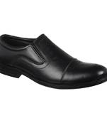 Vardhra Men's Black Genuine Leather Party Oxford Formal Shoes